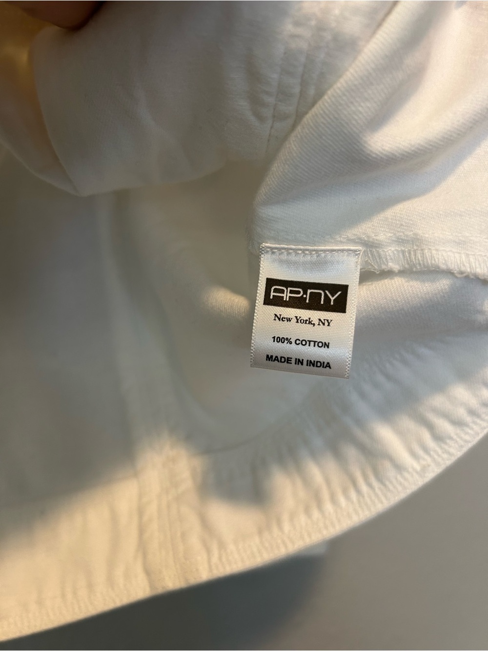 White Utility Button-Front Jacket by Rina - Picture 2 of 11